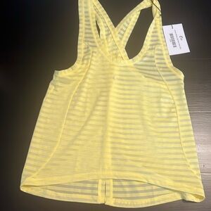 Zyia active‎ lemon Nimbus split back tank